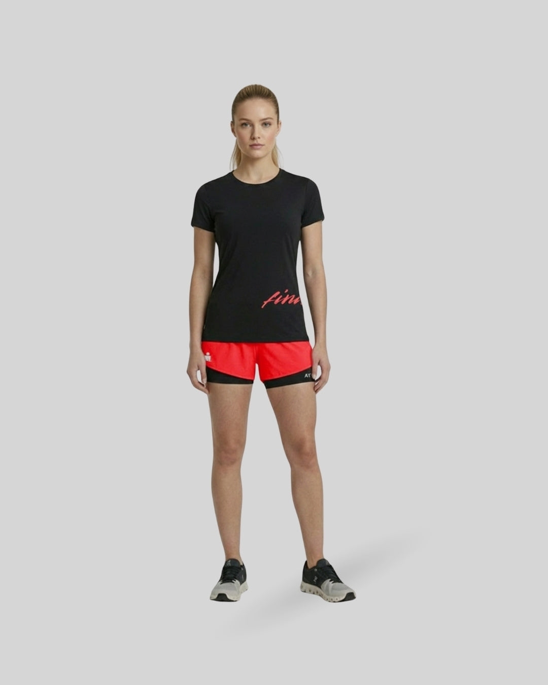 Womens Finisher Training Tee - Black